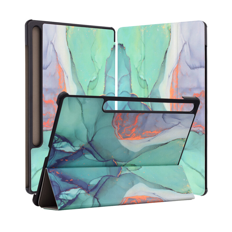 Husa Samsung Galaxy Tab S10 Plus Techsuit FoldPro, Green Time