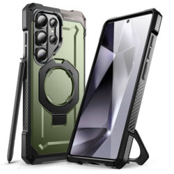 Husa Samsung Galaxy S25 Ultra Supcase Unicorn Beetle Defender MagSafe, verde