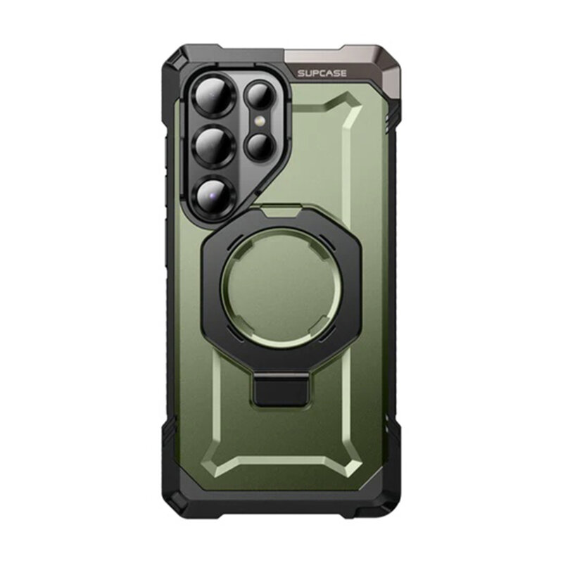 Husa Samsung Galaxy S25 Ultra Supcase Unicorn Beetle Defender MagSafe, verde