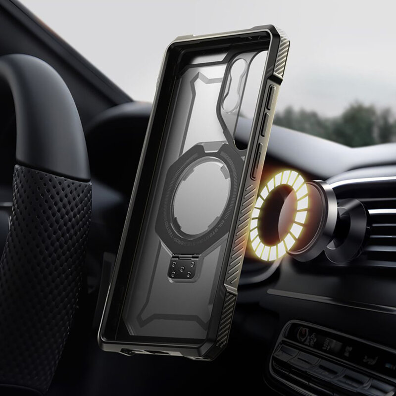 Husa Samsung Galaxy S25 Ultra Supcase Unicorn Beetle Defender MagSafe, verde