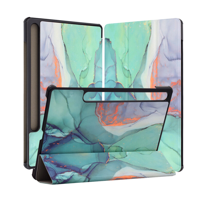 Husa Samsung Galaxy Tab S10 FE Techsuit FoldPro, Green Time