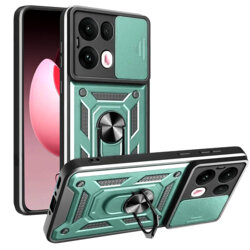 Husa Oppo Reno13 Pro protectie camera Techsuit CamShield Series, verde