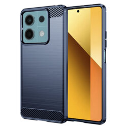 Husa Xiaomi Redmi Note 13 5G Techsuit Carbon Silicone, albastru