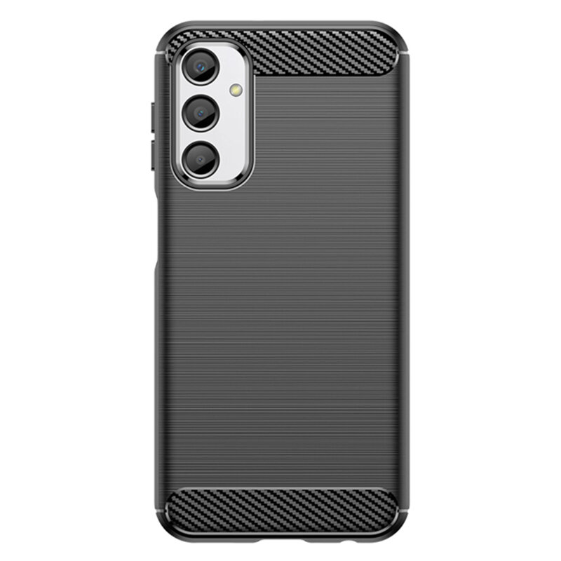 Husa Samsung Galaxy A15 4G Techsuit Carbon Silicone, albastru