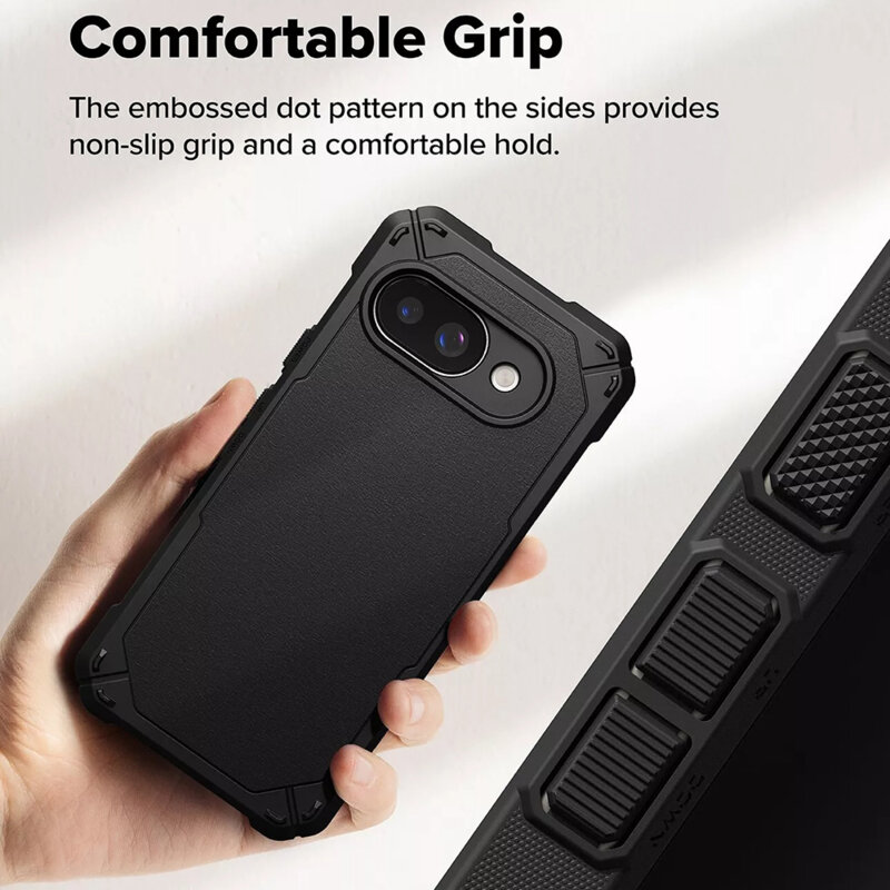 Husa Google Pixel 9a Ringke Rugged Gear MagSafe, negru