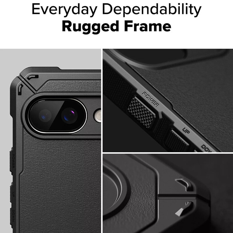 Husa Google Pixel 9a Ringke Rugged Gear MagSafe, negru