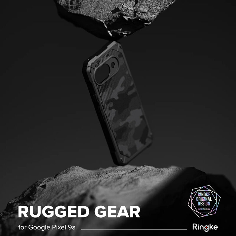 Husa Google Pixel 9a Ringke Rugged Gear, camuflaj