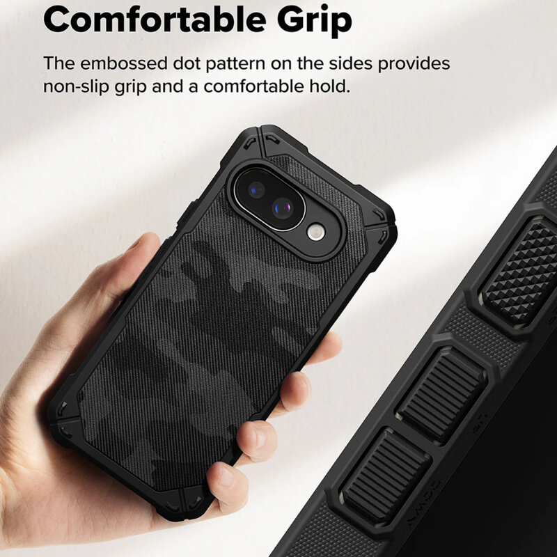 Husa Google Pixel 9a Ringke Rugged Gear, camuflaj