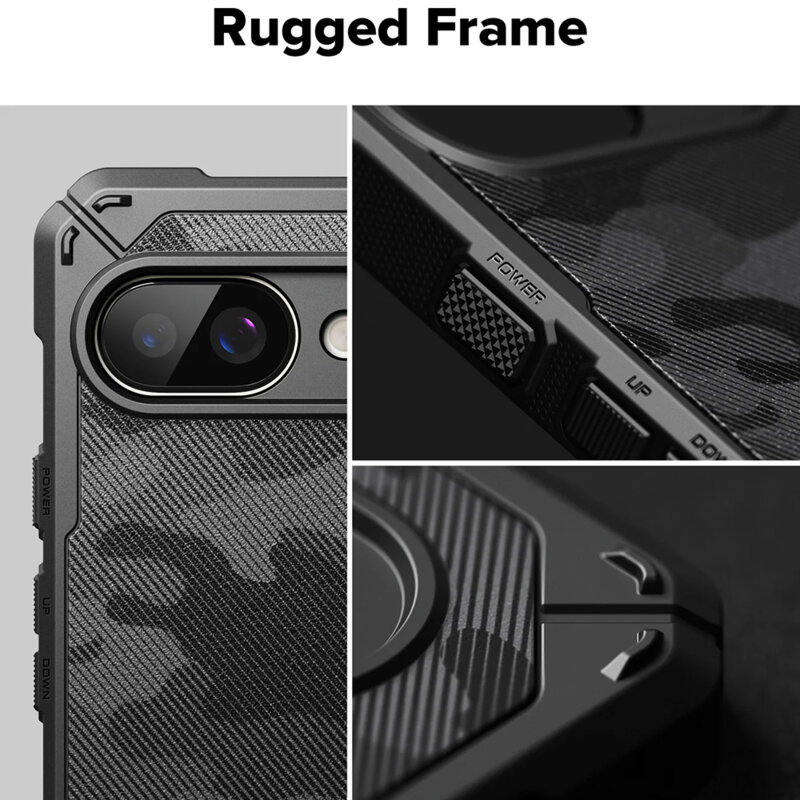 Husa Google Pixel 9a Ringke Rugged Gear, camuflaj