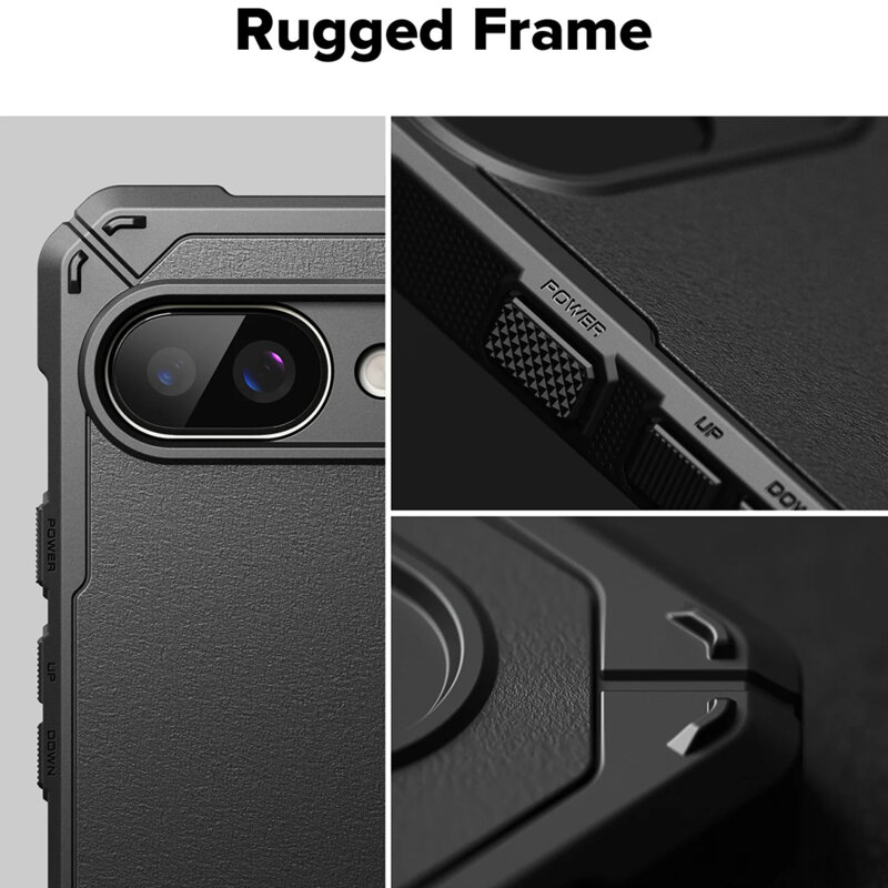 Husa Google Pixel 9a Ringke Rugged Gear, negru