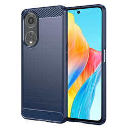 Husa Oppo A98 5G Techsuit Carbon Silicone, albastru