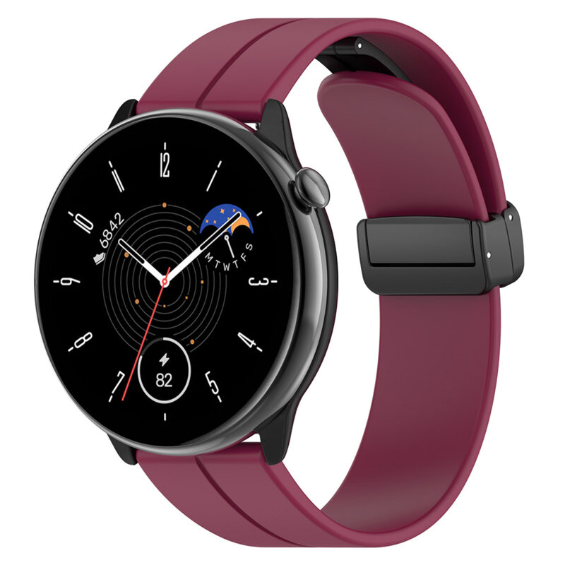 Curea Garmin Legacy Hero - Captain Marvel Techsuit, bordo, W011