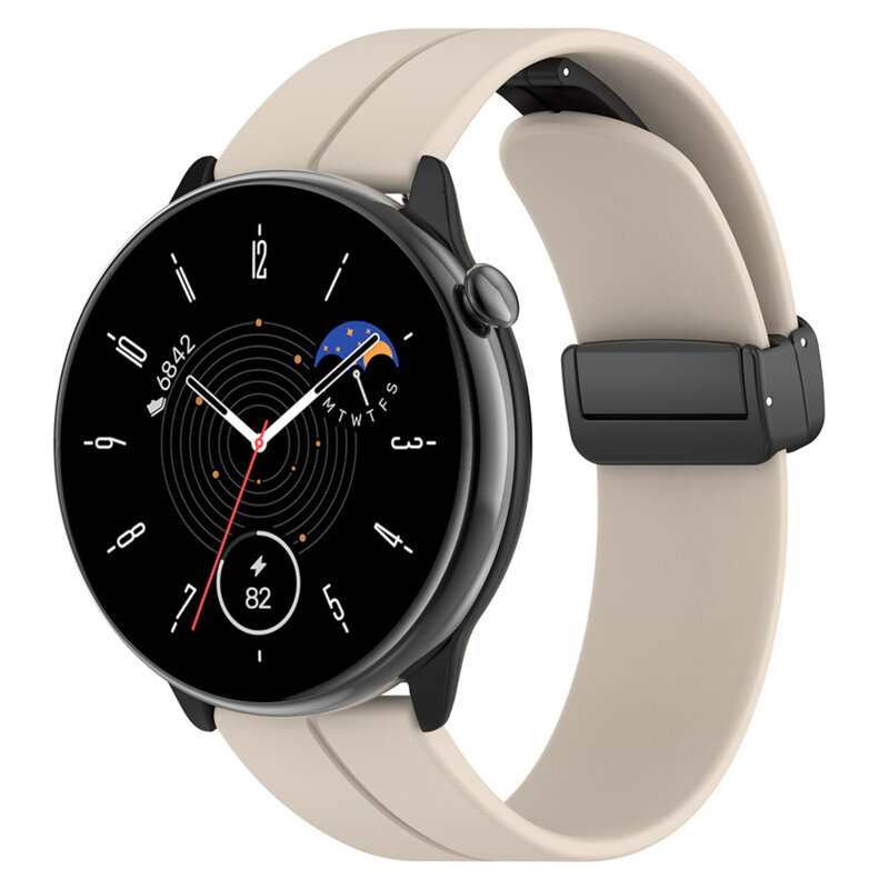 Curea Garmin vivomove 3S Techsuit, bej, W011