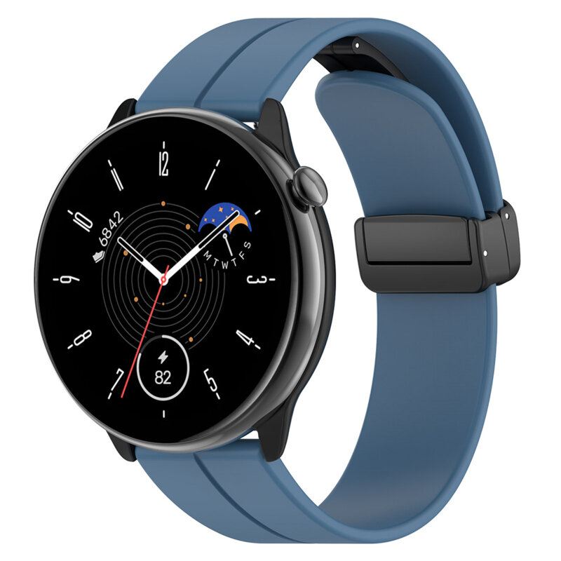 Curea Mobvoi TicWatch C2+ 18mm Techsuit, albastru, W011