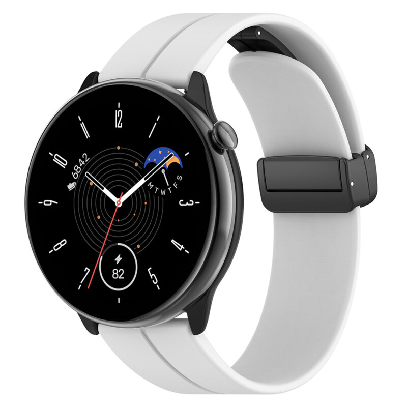 Curea Mobvoi TicWatch C2+ 18mm Techsuit, alb, W011