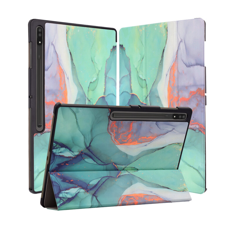 Husa Samsung Galaxy Tab S8 Ultra Techsuit FoldPro, Green Time