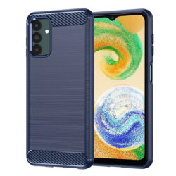 Husa Samsung Galaxy A04S Techsuit Carbon Silicone, albastru
