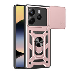 Husa Xiaomi Redmi Note 14 4G (Regional) protectie camera Techsuit CamShield Series, roz