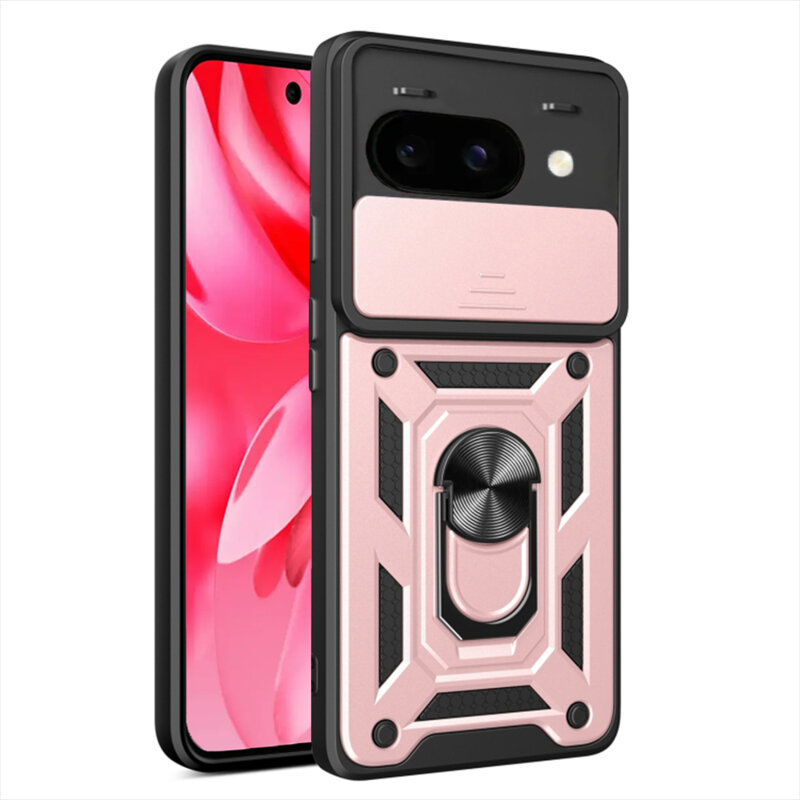 Husa Google Pixel 9a protectie camera Techsuit CamShield Series, roz