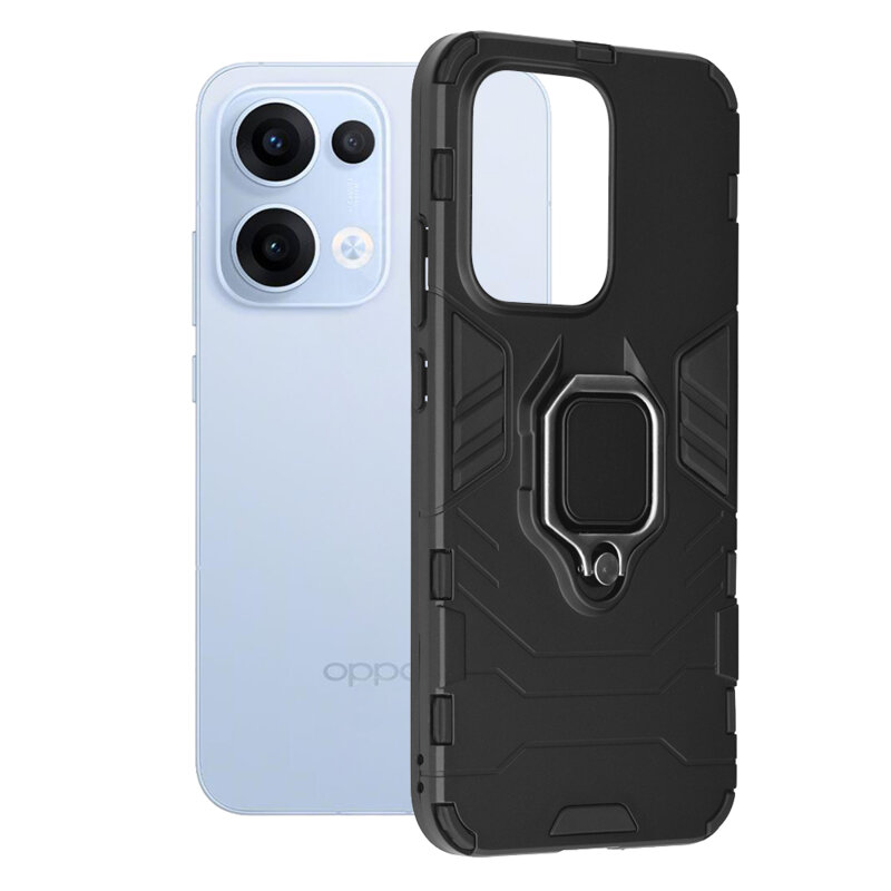 Husa Oppo Reno13 Pro Techsuit Silicone Shield, negru