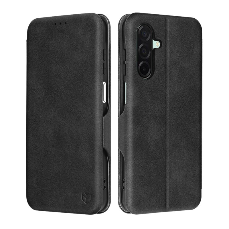 Husa 360° Samsung Galaxy A26 5G Techsuit Safe Wallet Plus, negru