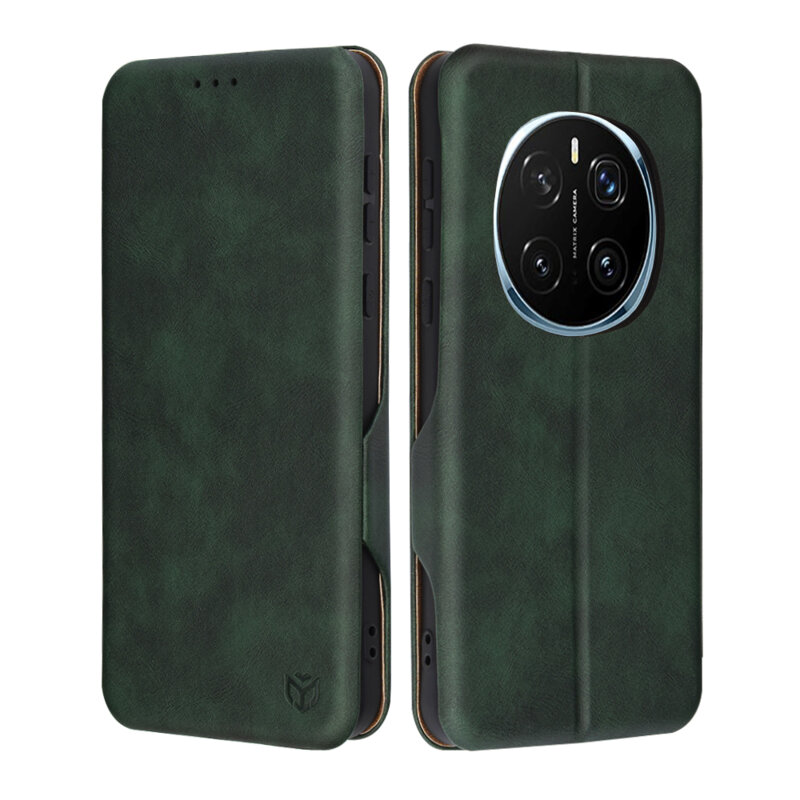 Husa 360° Honor Magic7 Pro Techsuit Safe Wallet Plus, verde