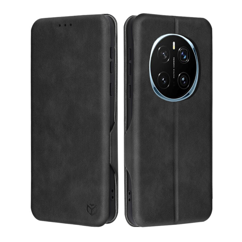 Husa 360° Honor Magic7 Pro Techsuit Safe Wallet Plus, negru