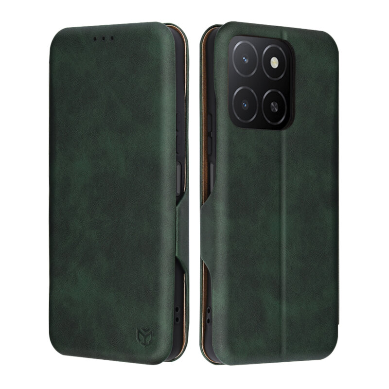 Husa 360° Honor X5b Techsuit Safe Wallet Plus, verde