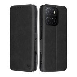Husa 360° Honor X5b Techsuit Safe Wallet Plus, negru