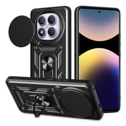 Husa Xiaomi Redmi Note 14 Pro 4G protectie camera Techsuit CamShield Series, negru