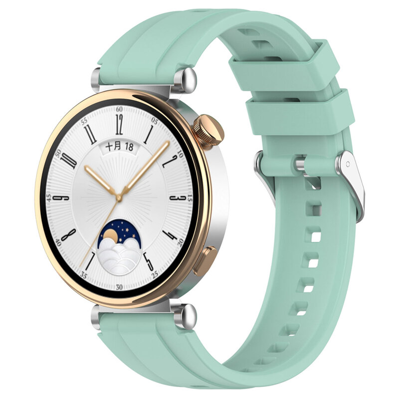 Curea Fossil Hybrid HR 18mm Techsuit, teal, W075