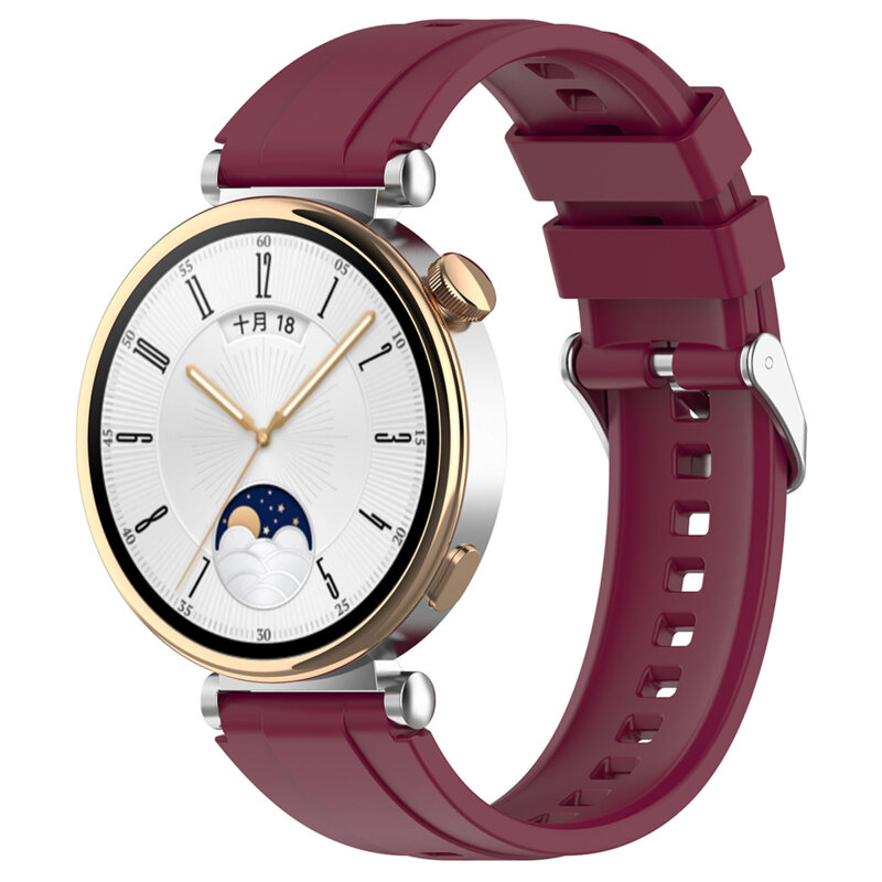 Curea Garmin Forerunner 255S Music Techsuit, bordo, W075