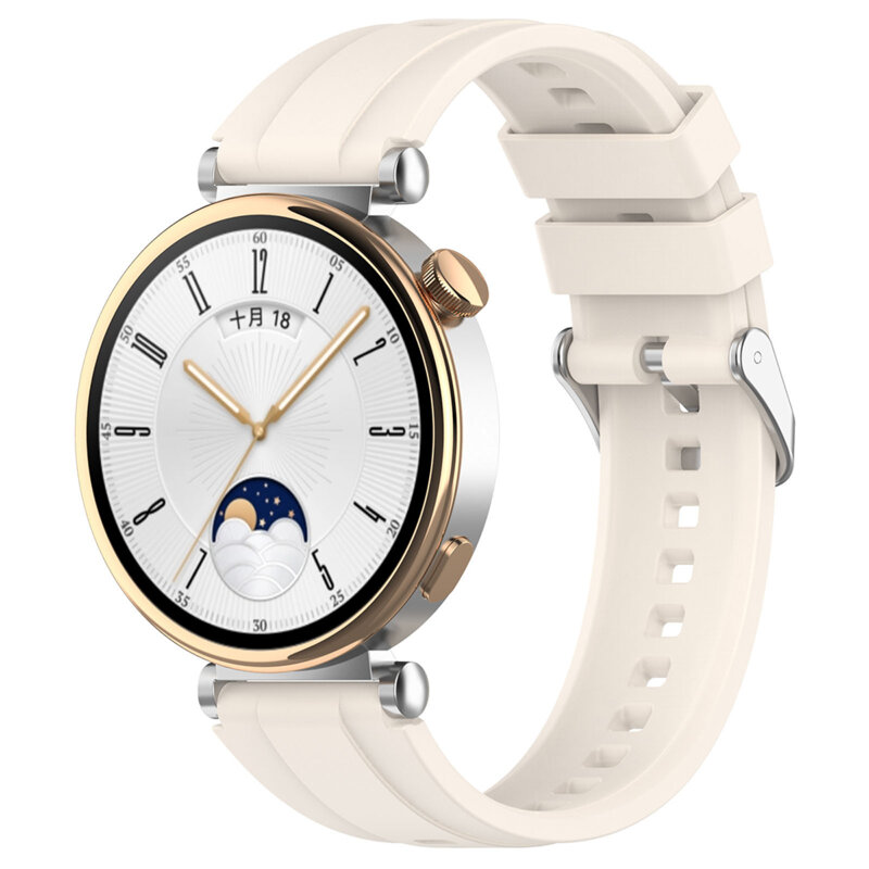 Curea Fossil Hybrid HR 18mm Techsuit, bej, W075