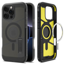 Husa iPhone 16 Pro Max Spigen Tough Armor MagSafe, negru mat