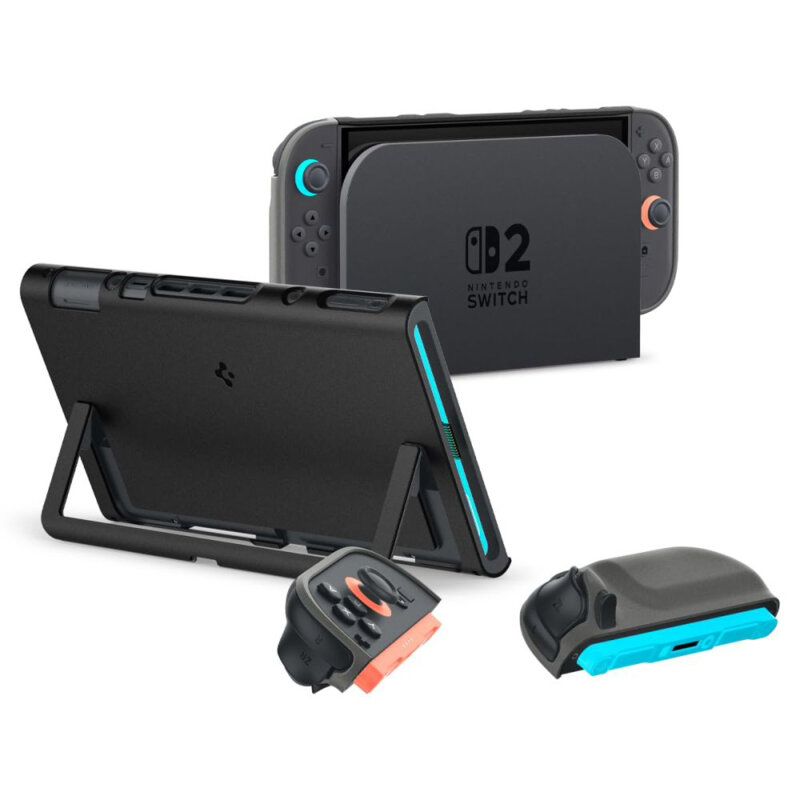 Husa protectie consola Nintendo Switch 2 Spigen Nano Pop, negru