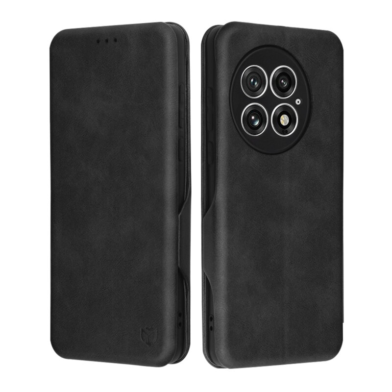 Husa 360° OnePlus 13 Techsuit Safe Wallet Plus, negru