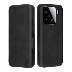 Husa 360° Xiaomi 15 Techsuit Safe Wallet Plus, negru