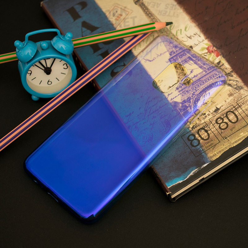 Husa Samsung Galaxy A8 2018 A530 Plastic – BlueRay Albastru Perlat