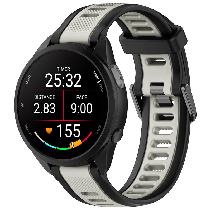 Curea Huawei Watch GT 5 Pro 42mm Techsuit, gri, W053