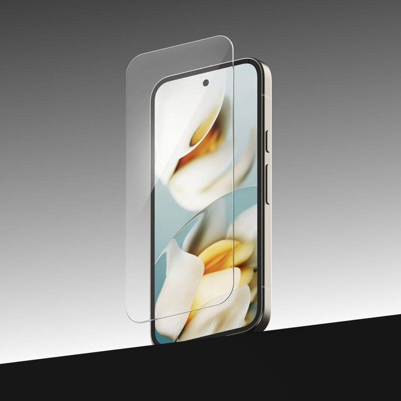 [Pachet 2x] Folie sticla Google Pixel 9a Ringke Easy Slide Tempered Glass, transparenta