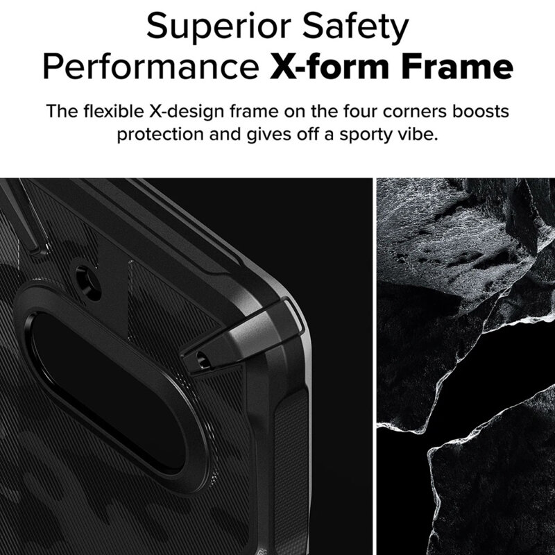 Husa Nothing Phone (3a) Ringke Fusion X Design, camuflaj