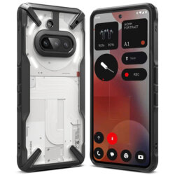 Husa Nothing Phone (3a) Ringke Fusion X, negru