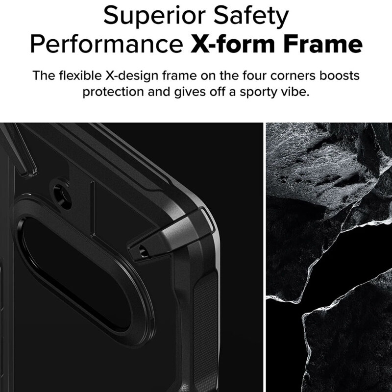 Husa Nothing Phone (3a) Ringke Fusion X, negru