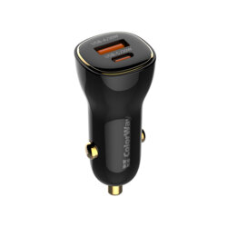 Incarcator auto Xiaomi Turbo Charge ColorWay, USB+Type-C, negru