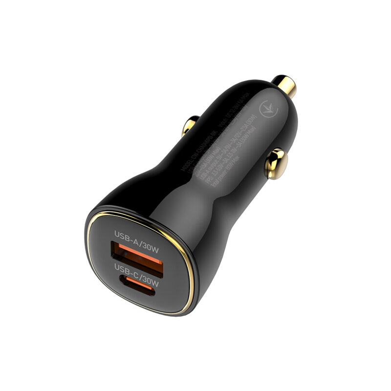 Incarcator auto Xiaomi Turbo Charge ColorWay, USB+Type-C, negru