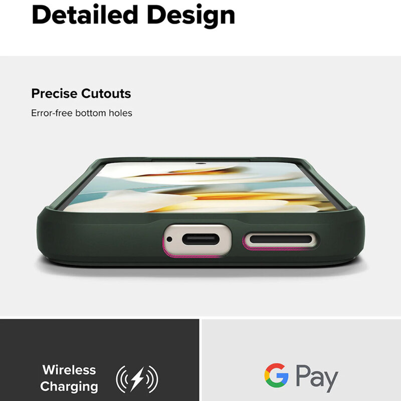 Husa Google Pixel 9a Ringke Onyx, verde