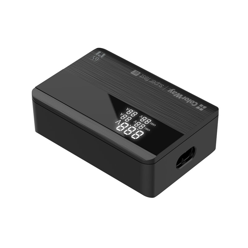 Splitter cablu retea, adaptor Fast Charge ColorWay, 65W, negru