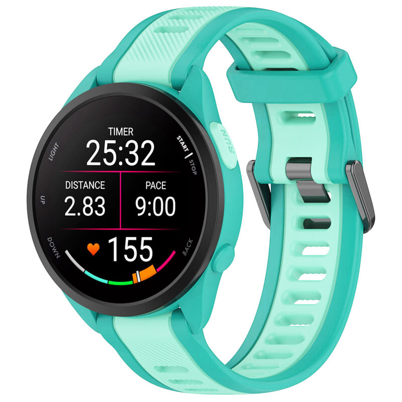 Curea Huawei Watch GT 5 Pro 42mm Techsuit, turcoaz, W053
