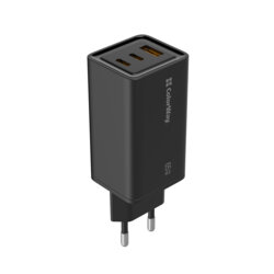 Incarcator retea Multi Fast Charge ColorWay, GaN3, 65W, negru