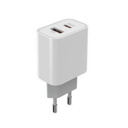 Incarcator priza Quick Charge cu 2 porturi ColorWay, 3A, alb